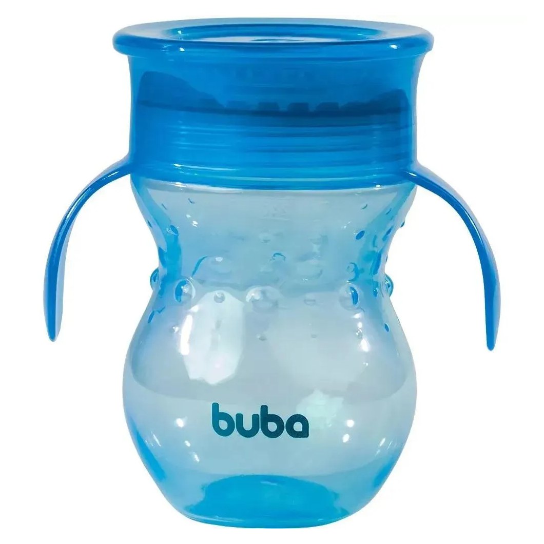 Copo Com Alça 360º 250Ml +12M Azul Buba