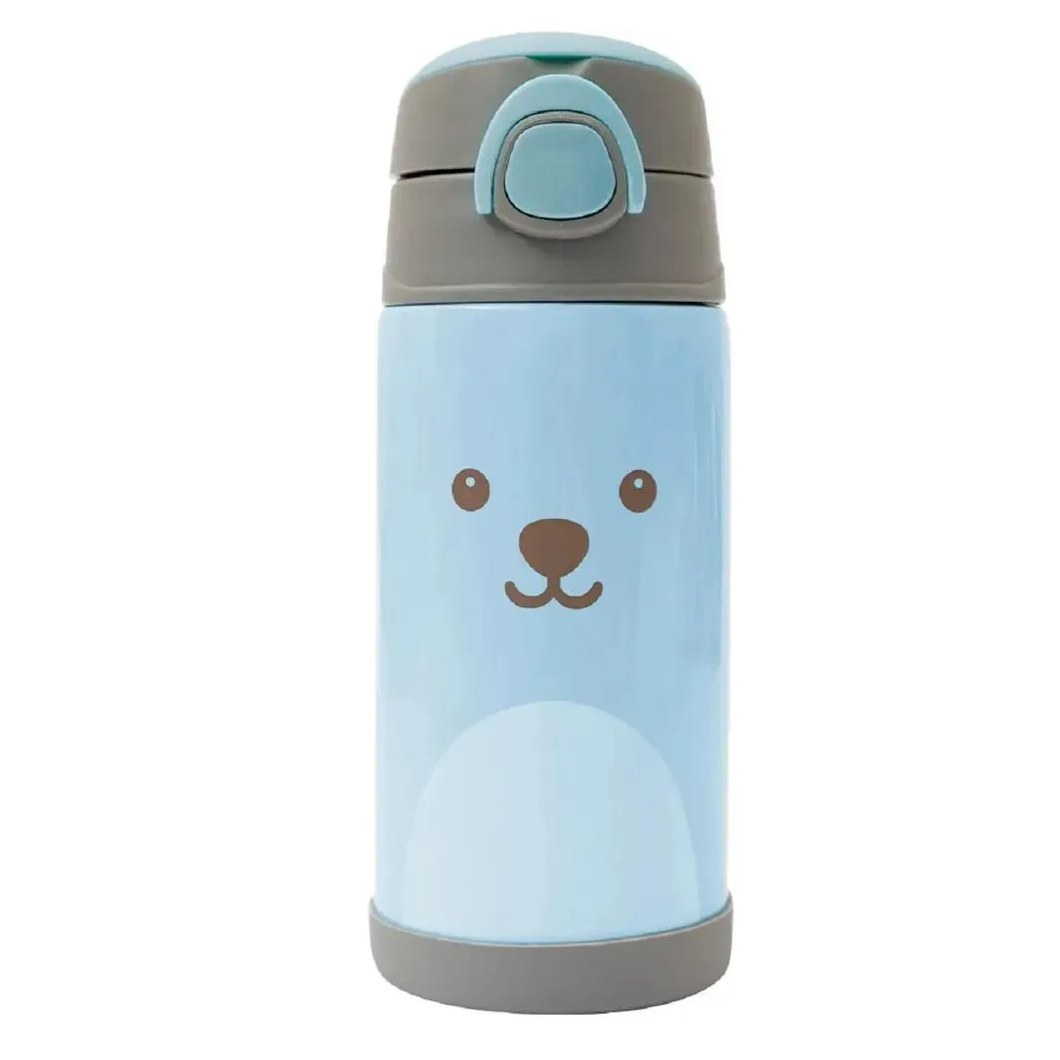 Garrafinha Térmica Gumy 420Ml Azul Buba