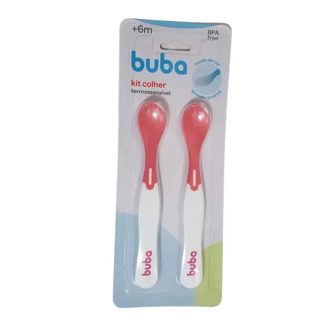 Colheres Termossensível Rosa Buba