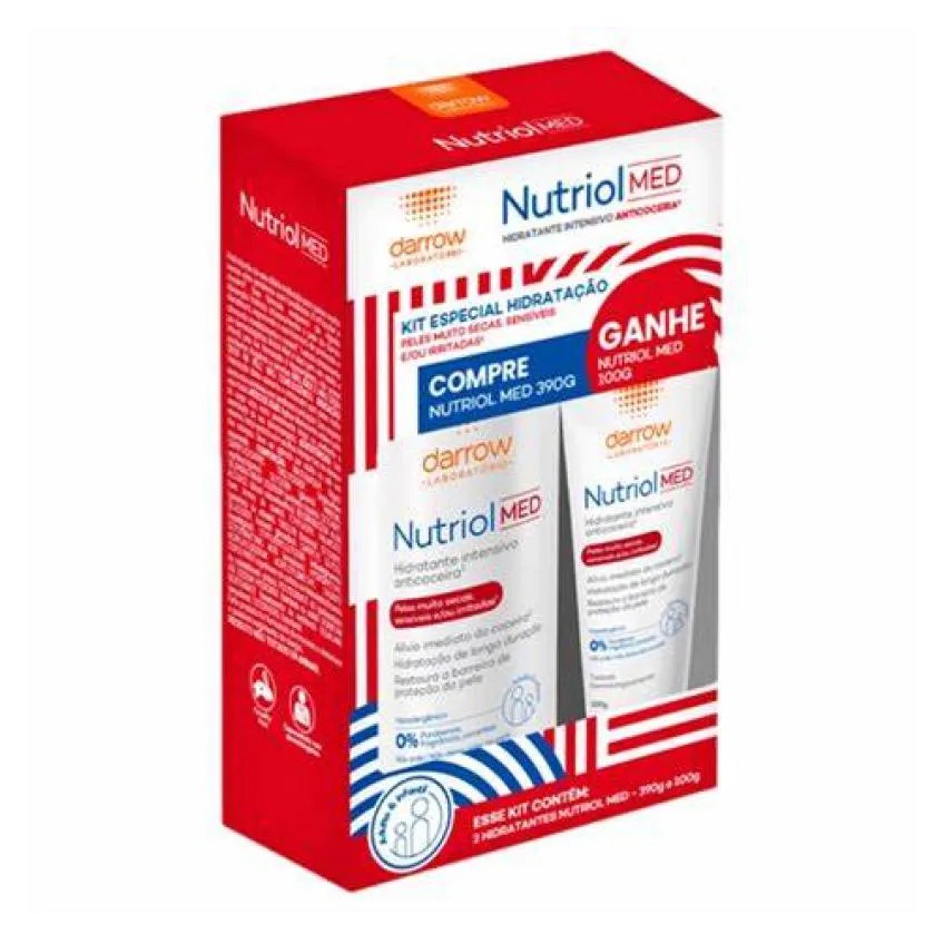 Kit Darrow Nutriol Med Hidratante Intensivo Anticoceira 390 G + 100 G