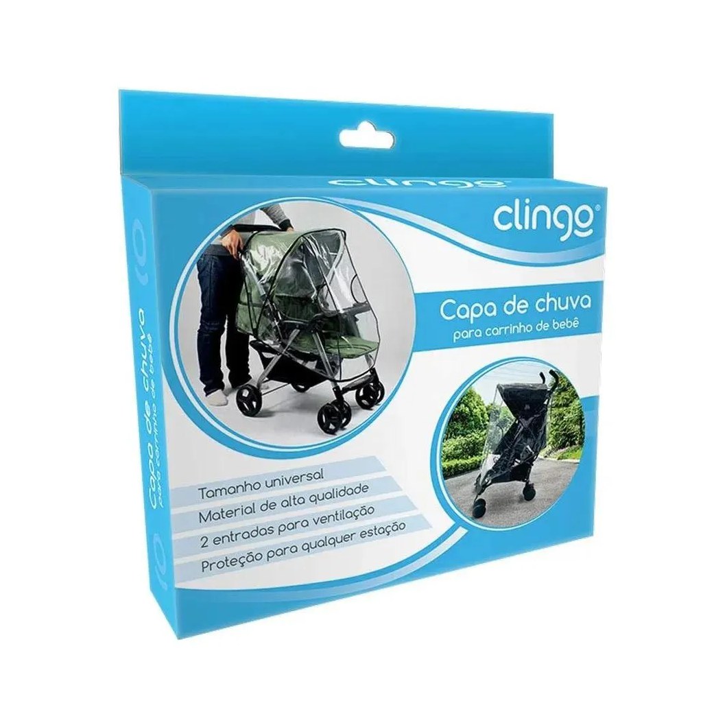 Capa Chuva para Carrinho Tamanho Universal Clingo