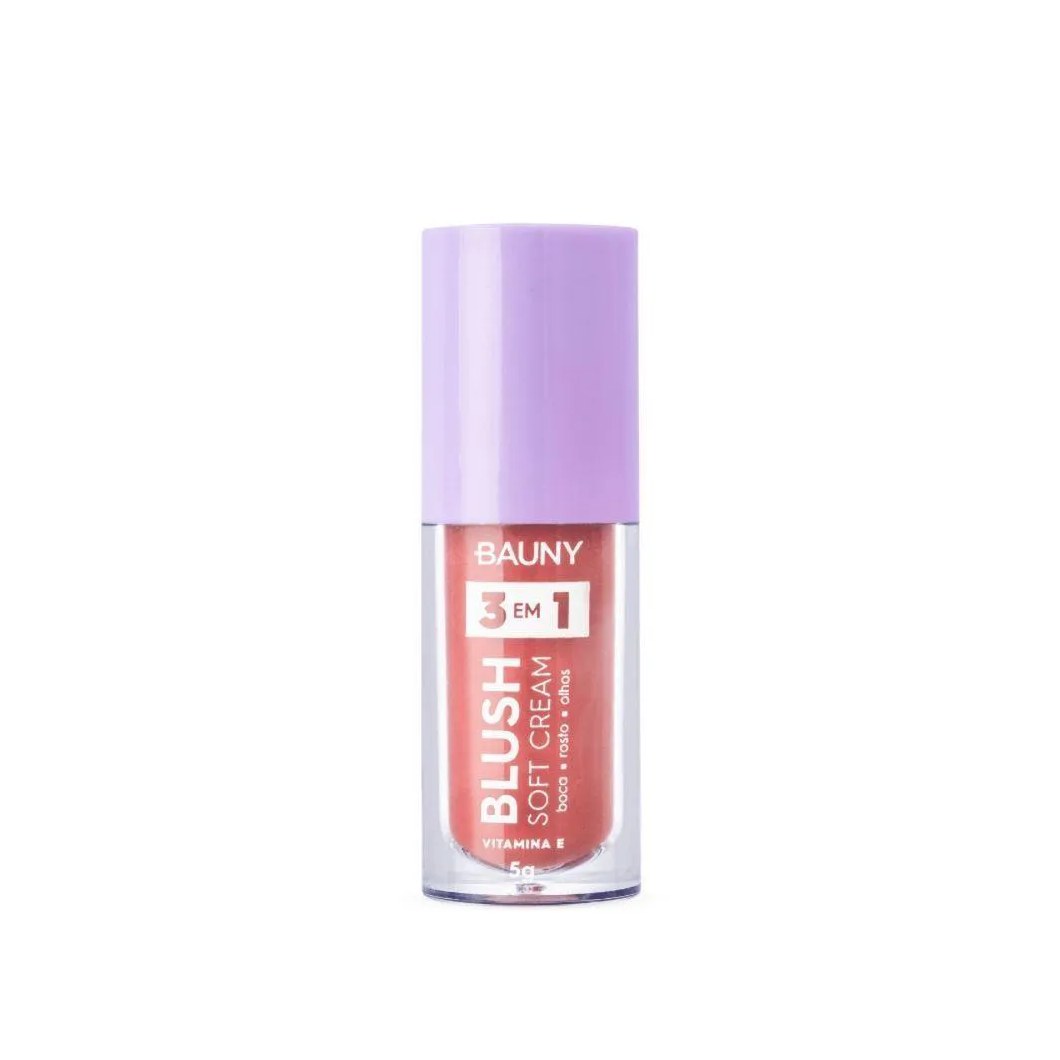 Bauny Blush Líquido Soft Cream 3 em 1 5G Cor: Sunny