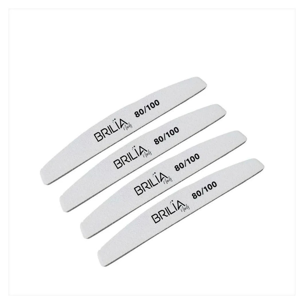 Brilia Nails Lixa Boomerang 80-100 Un|