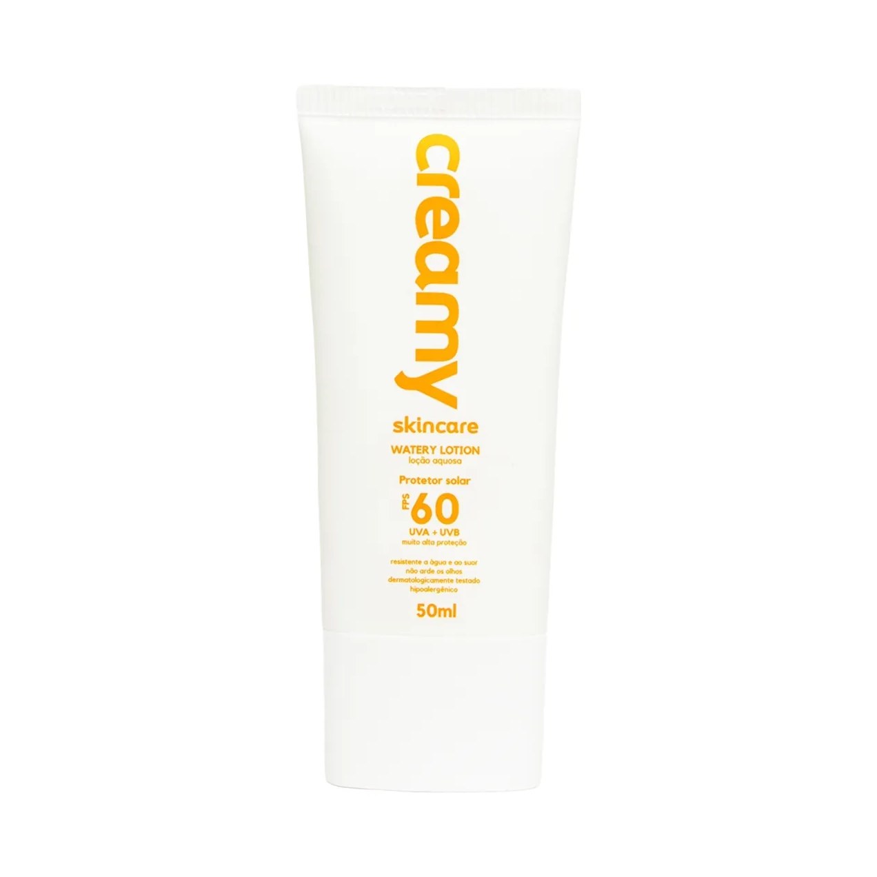Protetor Solar Facial Loção FPS 60 Creamy 50ml