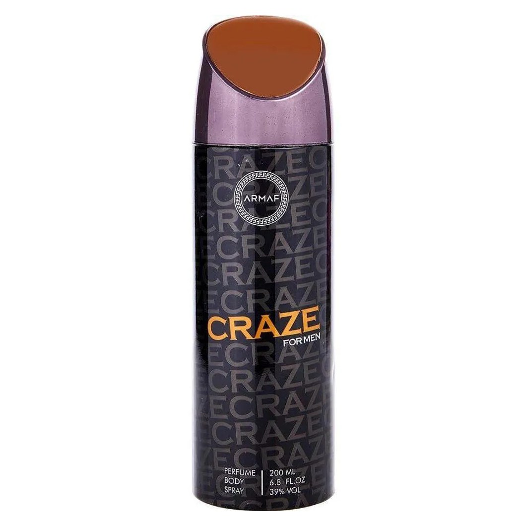 Água de Cheiro Masculina Armaf Craze Spray Corporal 200Ml
