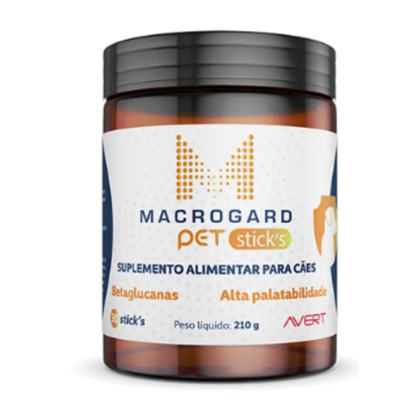 Suplemento Alimentar Macrogard Pet Sticks 30 Bastões para Cães