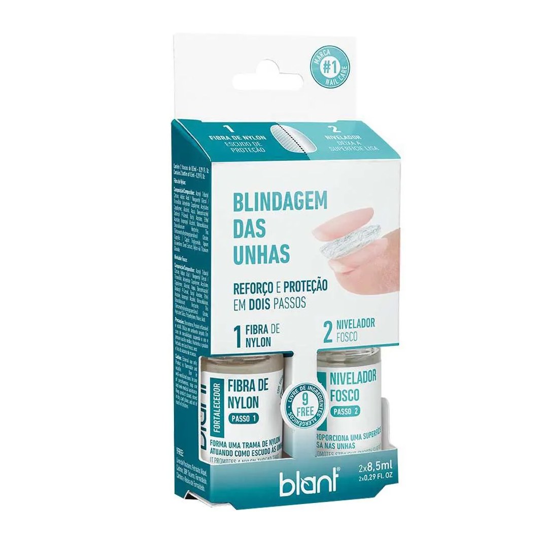 Blant Blindagem para Unhas Kit com 2 Bases