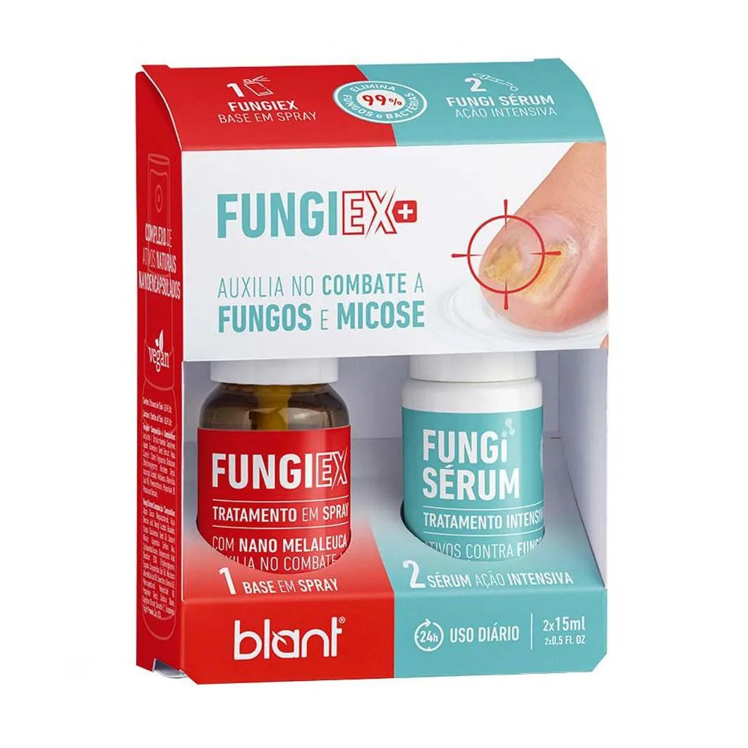 Blant Fungiex+ Kit - Base em Spray + Tratamento Intensivo