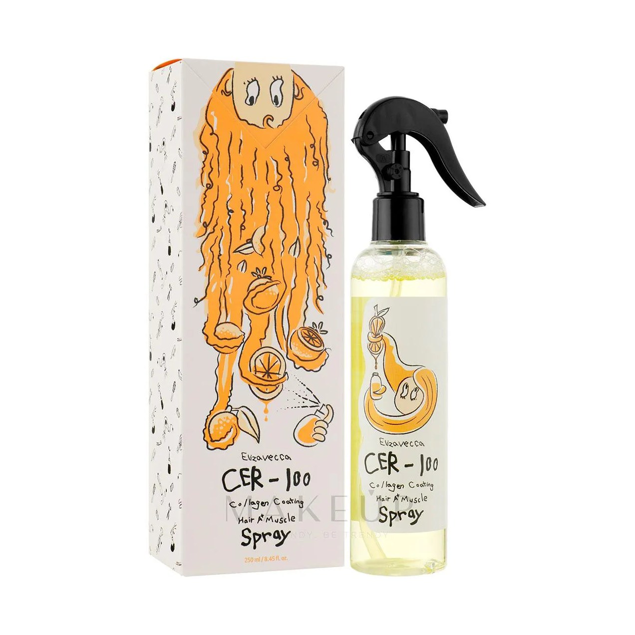 Leave-In Elizavecca Cer-100 Collagen Coating Hair A+ Muscle Cabelos Secos e Ásperos 250ml