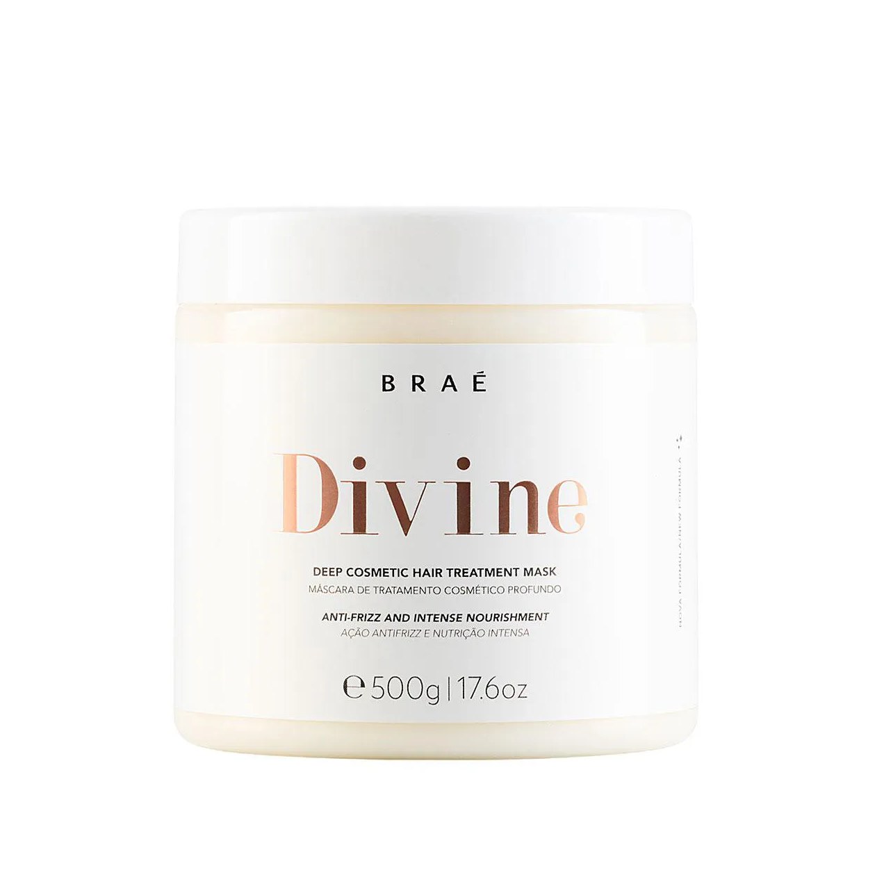 Máscara Capilar Anti-Frizz Braé Divine 500g