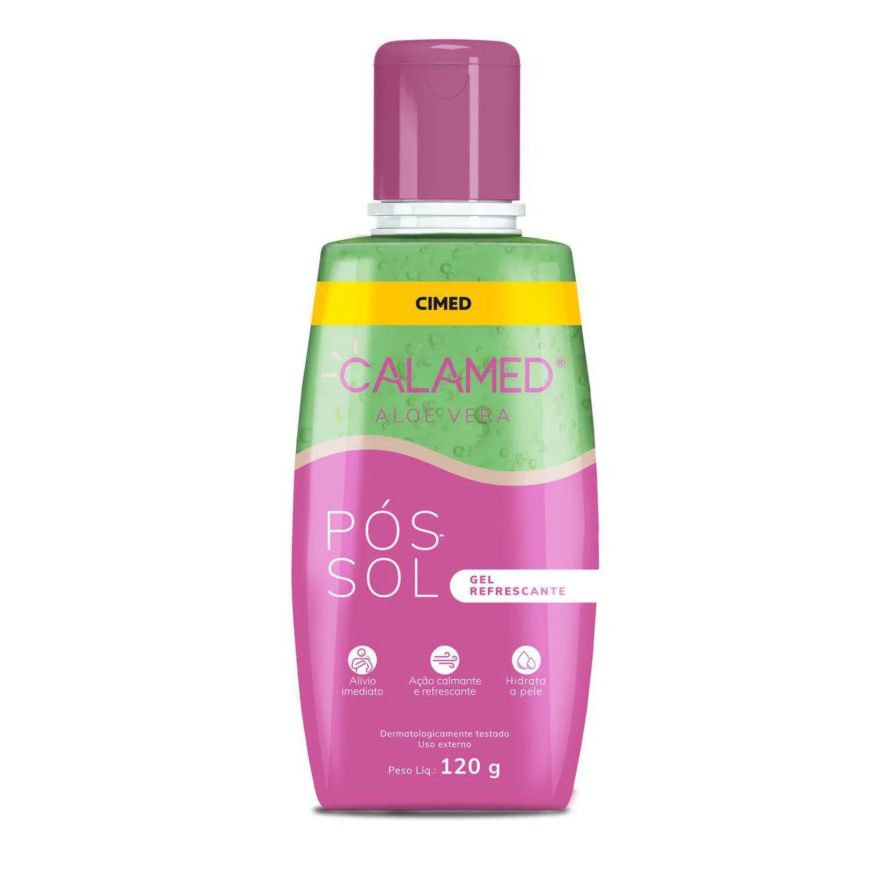 Pós-Sol Calamed Aloe Vera Gel Refrescante com 120g