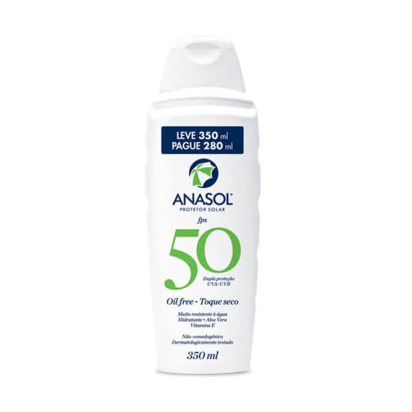 Protetor Solar Loção  Anasol  Fps50 350ml