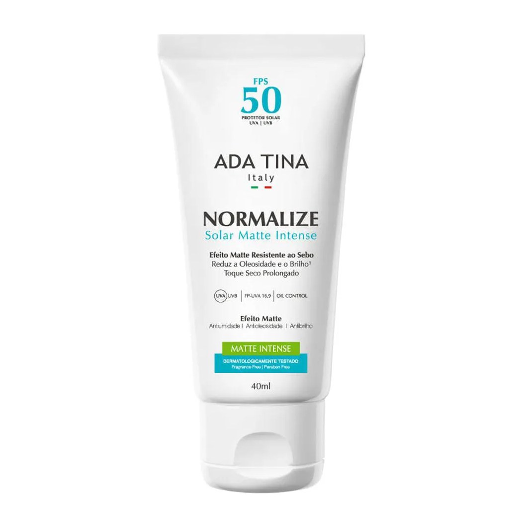 Protetor Solar Ada Tina - Normalize Solar Matte Intense Fps 50 40ml