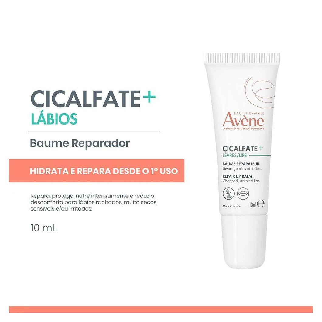 Bálsamo Reparador Labial Avène - Cicalfate Lábios 10ml