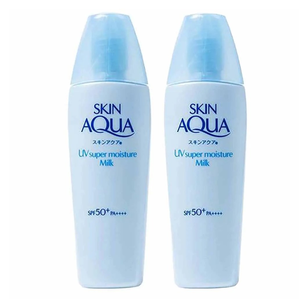 Skin Aqua Protetor Solar Super Moisture Milk Fps50 Kit com 2 Unidades