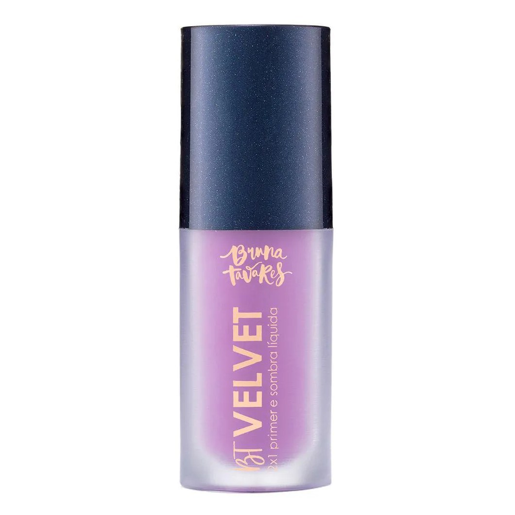 Sombra Líquida e Primer 2X1 Bruna Tavares Bt Velvet Tons Coloridos Violet