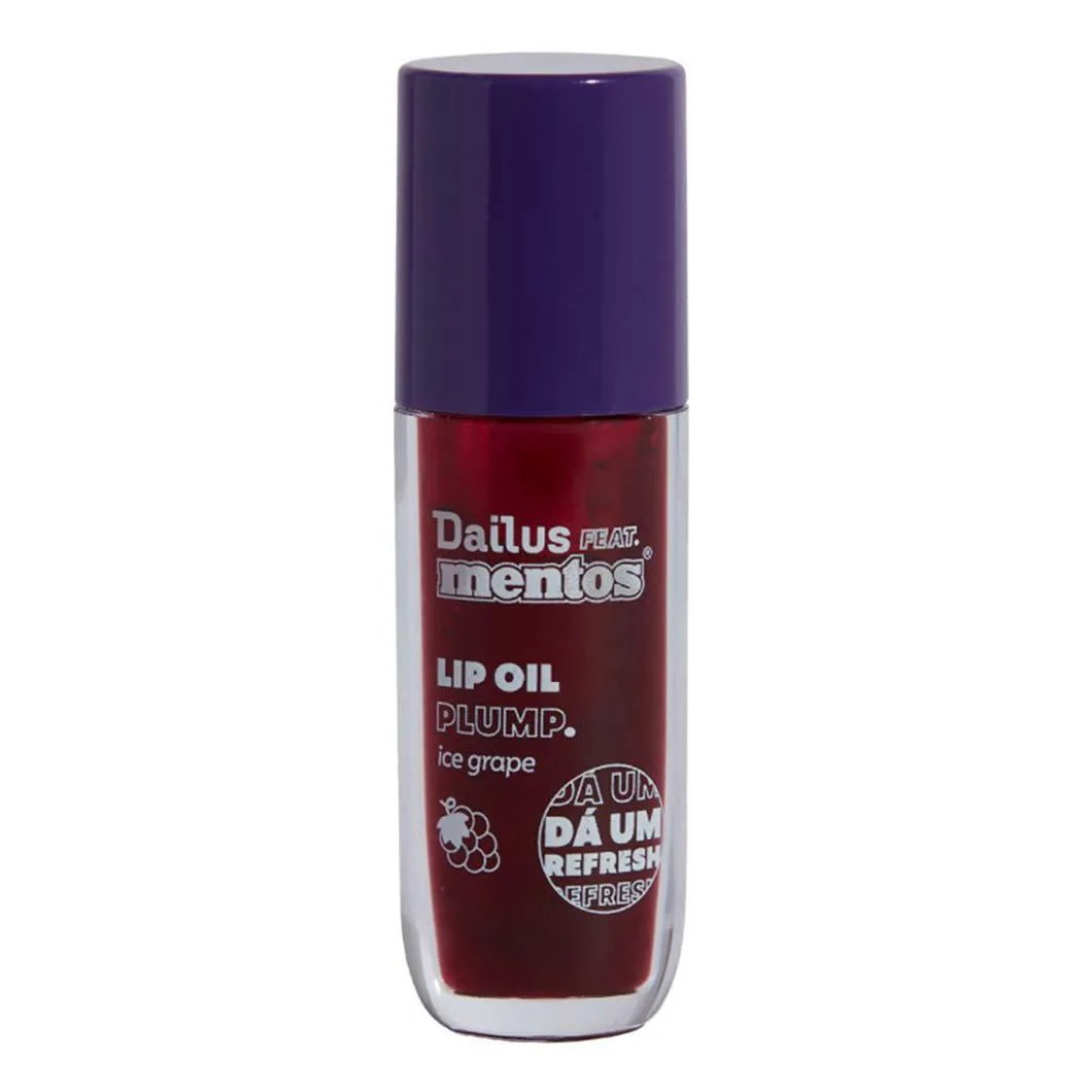 Gloss Labial Dailus Feat. Mentos - Lip Oil Plump ICE Grape