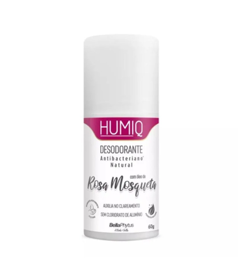 Humiq Rosa Mosqueta Desodorante Natural Bellaphytus 60G