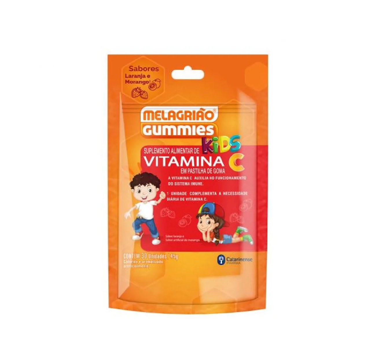 Melagrião Gummies Kids Vitamina C com 30 Gomas - Catarinense