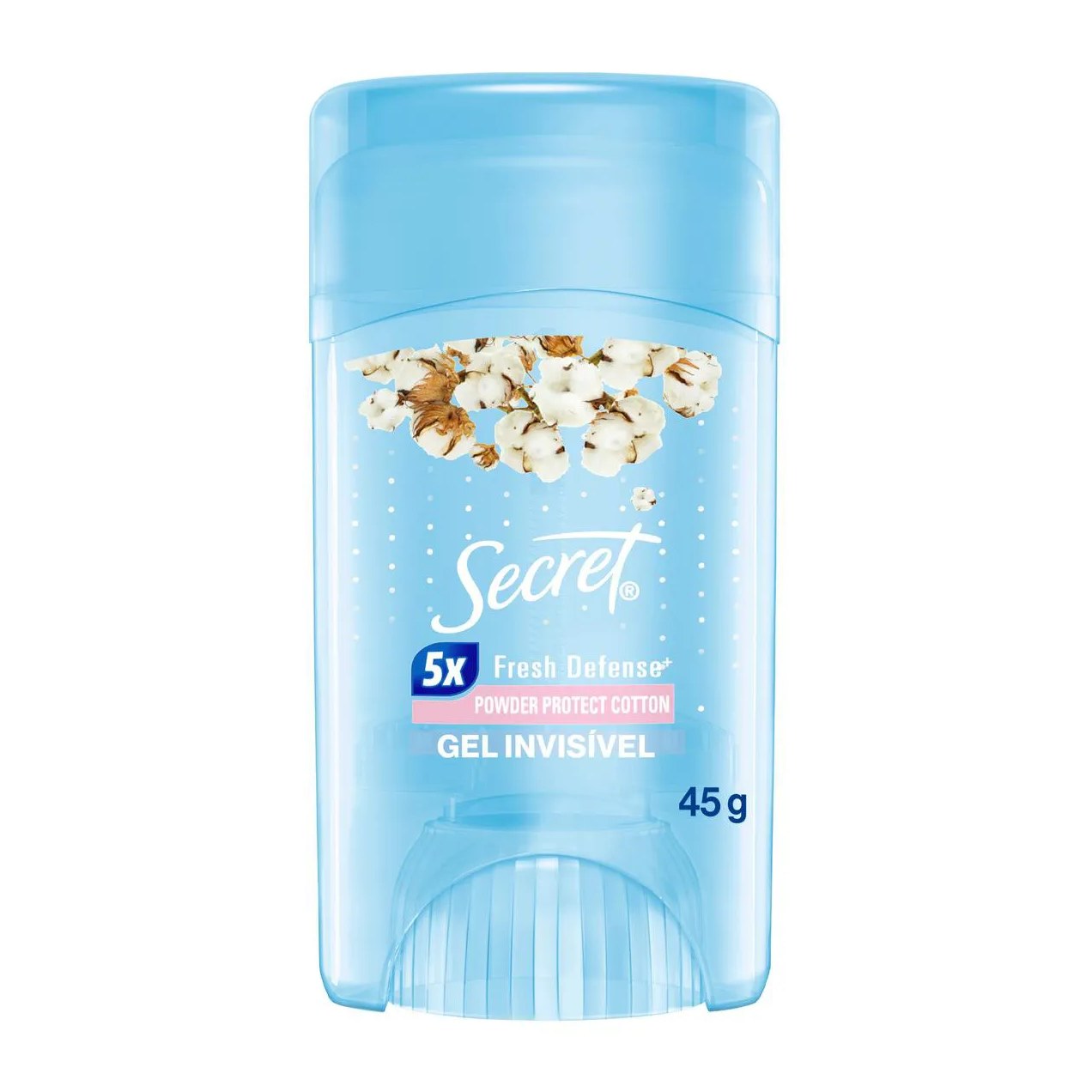Desodorante Antitranspirante Secret Powder Protect Cotton Gel 48h Feminino 45g