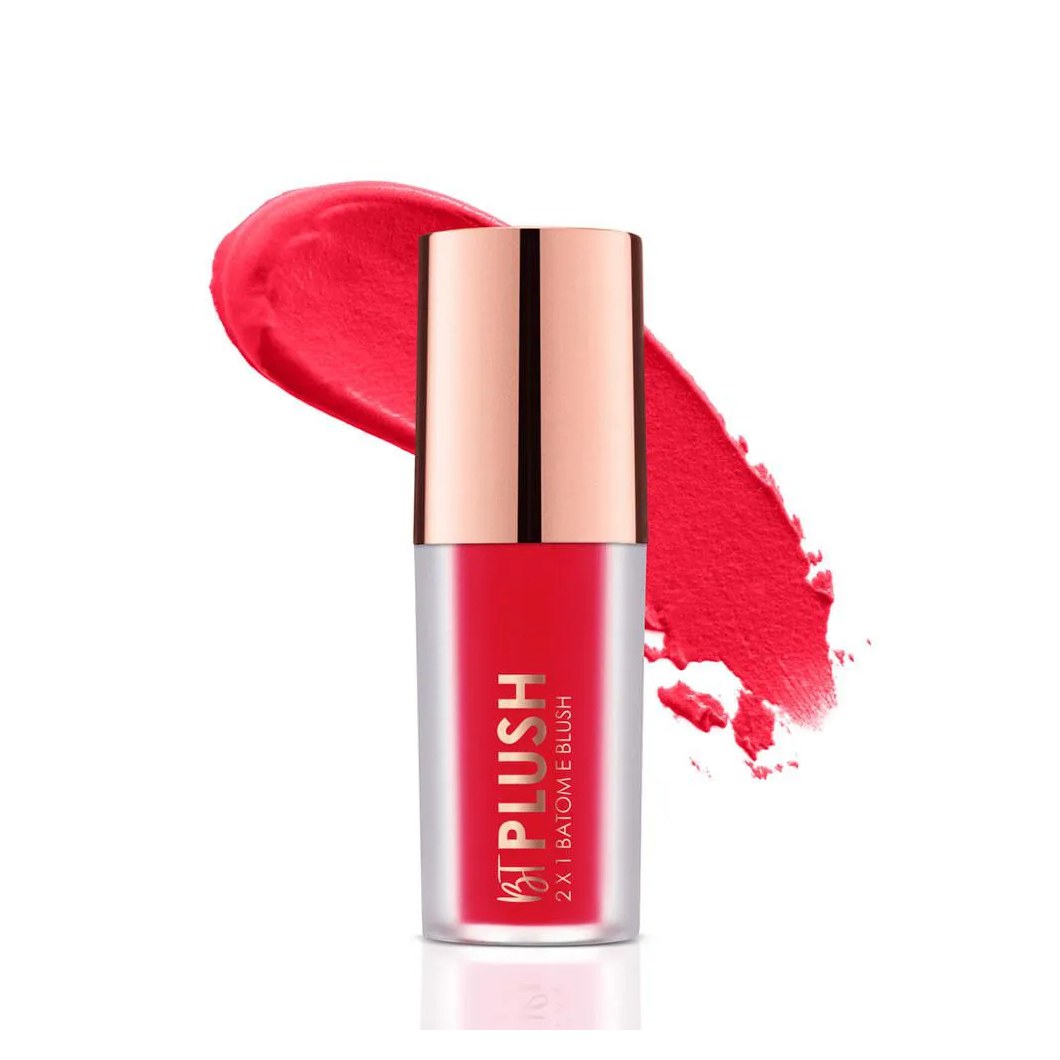 Batom e Blush Bt Plush - Bruna Tavares Ruby