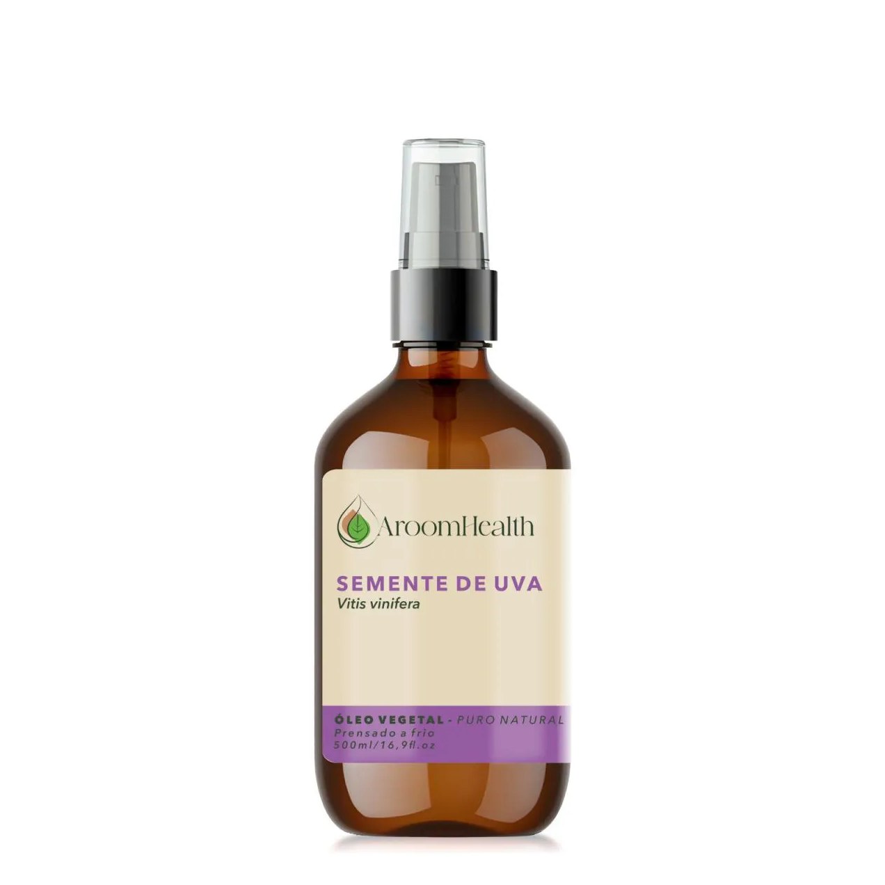 Óleo Vegetal Puro Natural de Semente de Uva - 500ml