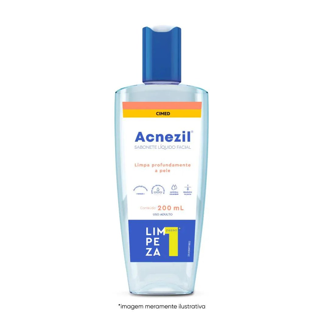 Sabonete Líquido Facial Acnezil - Cimed