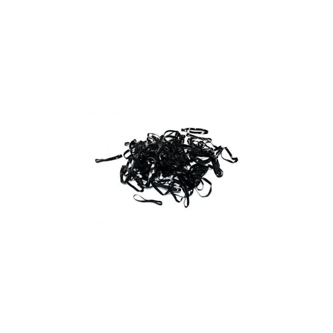 Elastico Preto Bonitta Pacote com 100 Unidade