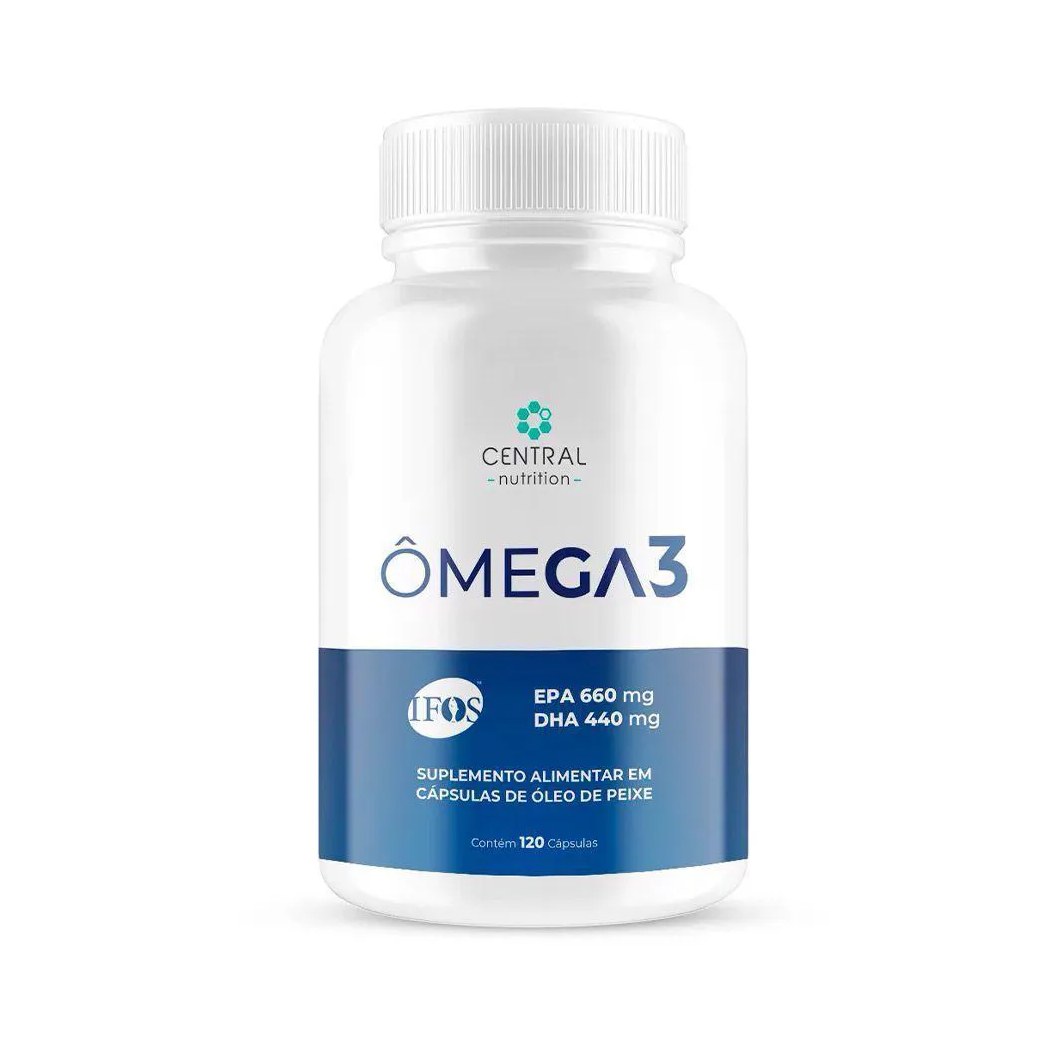 Omega 3 Softgels 1000Mg com 660Epa e 440Dha 120 Caps Ifos Central Nutrition