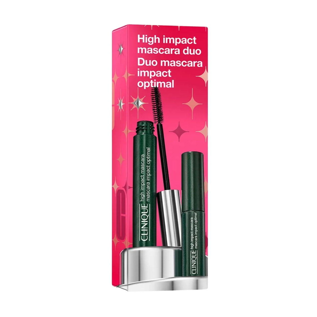 Kit Clinique Dupla de Máscara de Cílios High Impact Optimal 7ml + 3,5ml