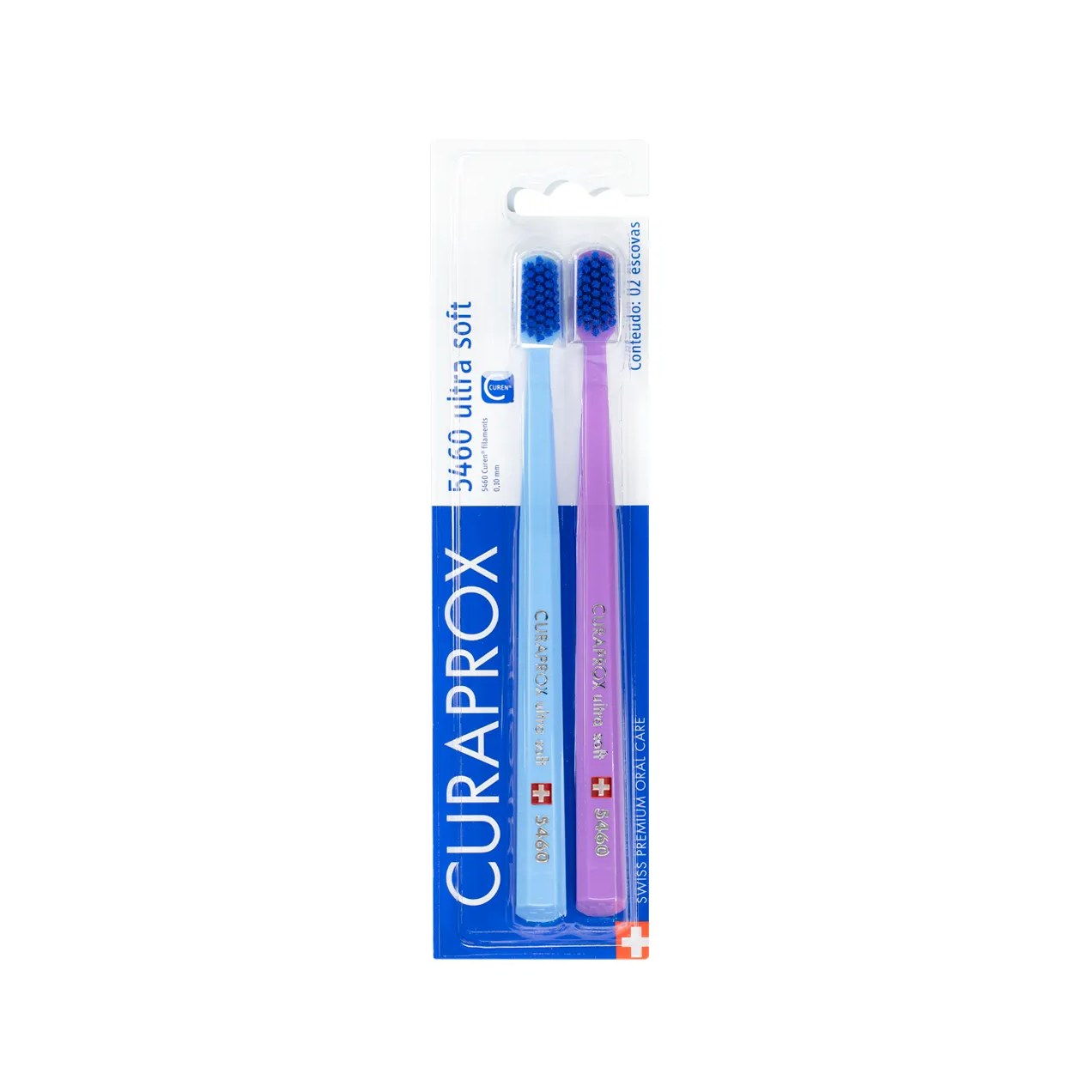 Escova de Dente Curaprox Ultra Soft 5460 Cores Sortidas 2 unidades