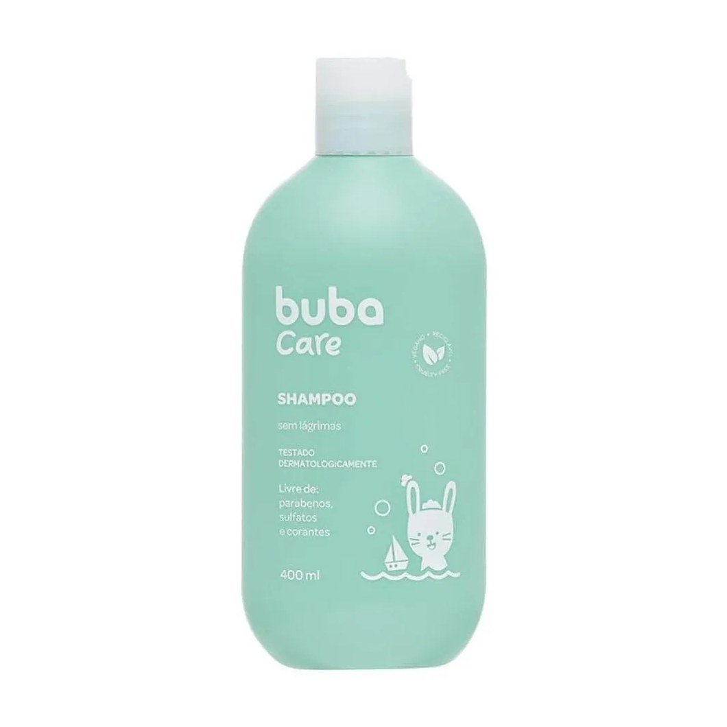 Shampoo Infantil Bebe 400Ml Suave Vegano Natural Buba Care