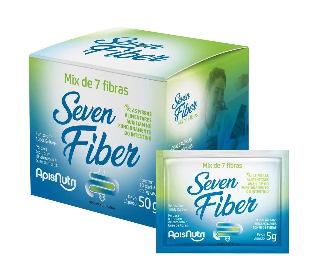 Seven Fiber (10 Sachês - 50G) - Sabor: sem Sabor