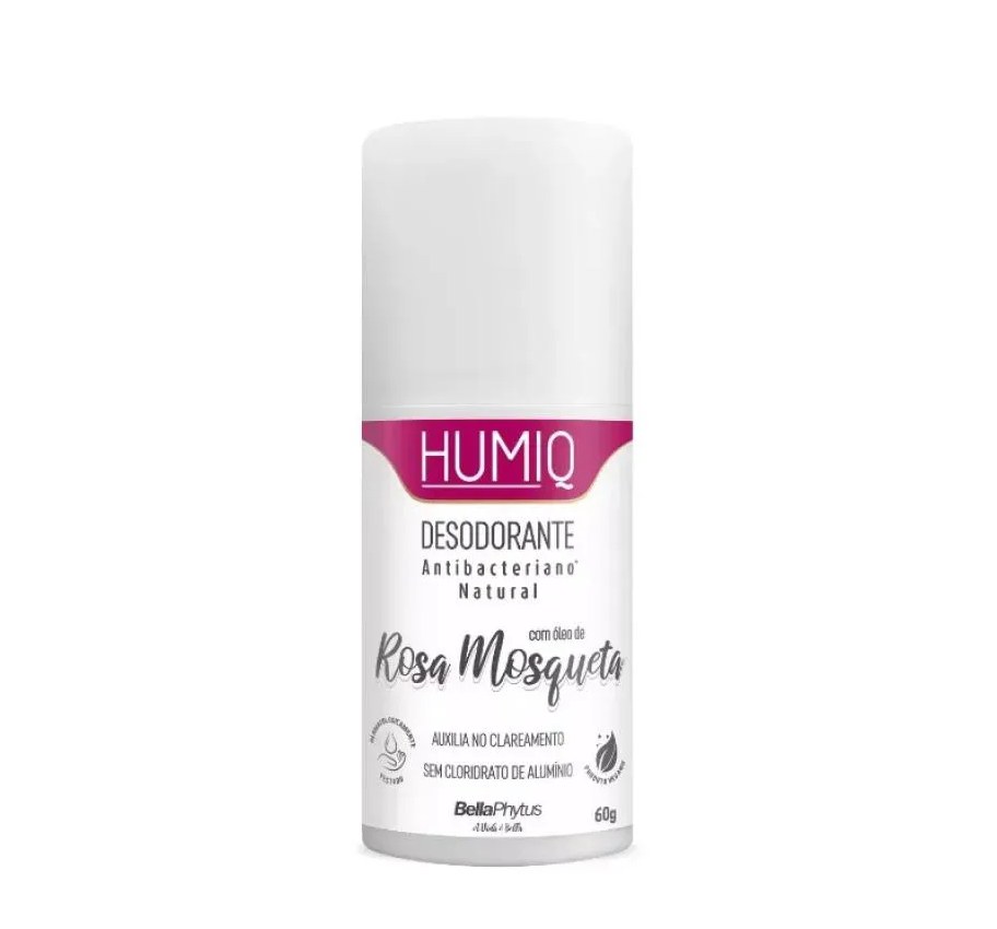 Desodorante Natural Óleo Rosa Mosqueta Bellaphytus 60G