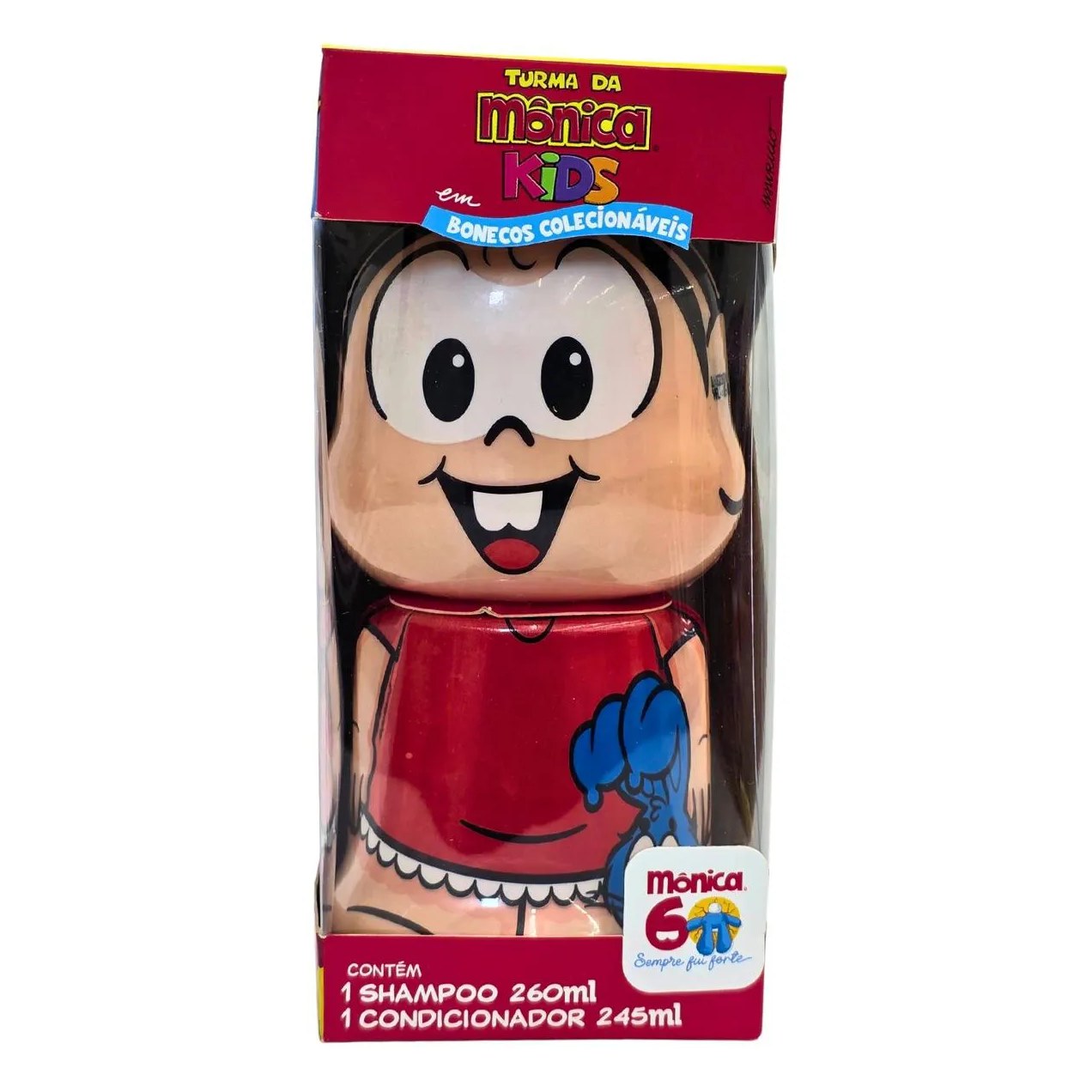 Shampoo 260Ml + Condicionador 245Ml Mônica Turma da Mônica Kids em Bonecos Colecionáveis Cia. da Natureza