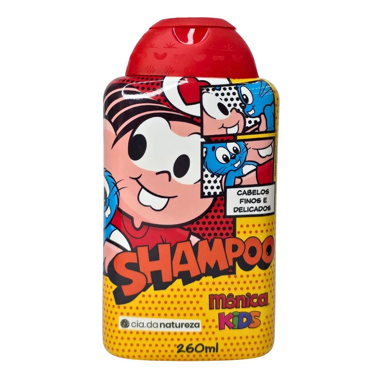 Shampoo Cabelos Finos e Delicados Mônica Kids Cia. da Natureza 260Ml