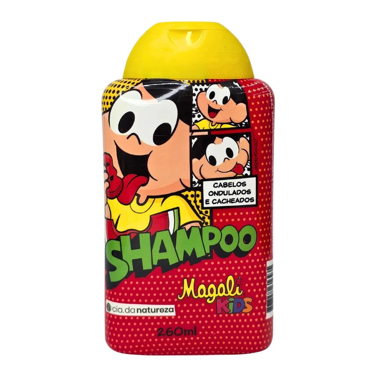 Shampoo Cabelos Ondulados e Cacheados Magali Kids Cia. da Natureza 260Ml
