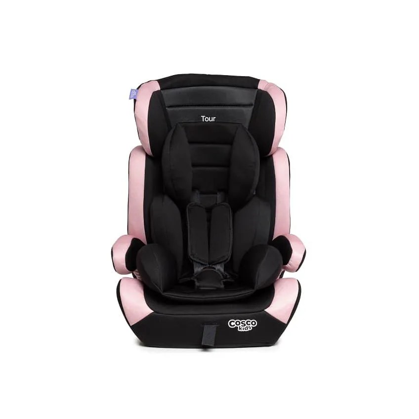 Cadeirinha para Carro Tour 9 a 36 Kg Preto e Rosa - Cosco
