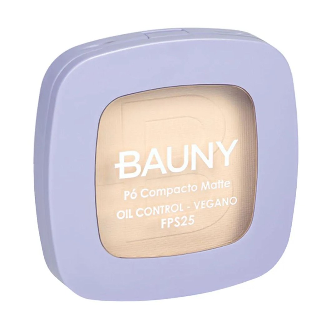 Pó Compacto Matte Bauny Fps25 10G 10