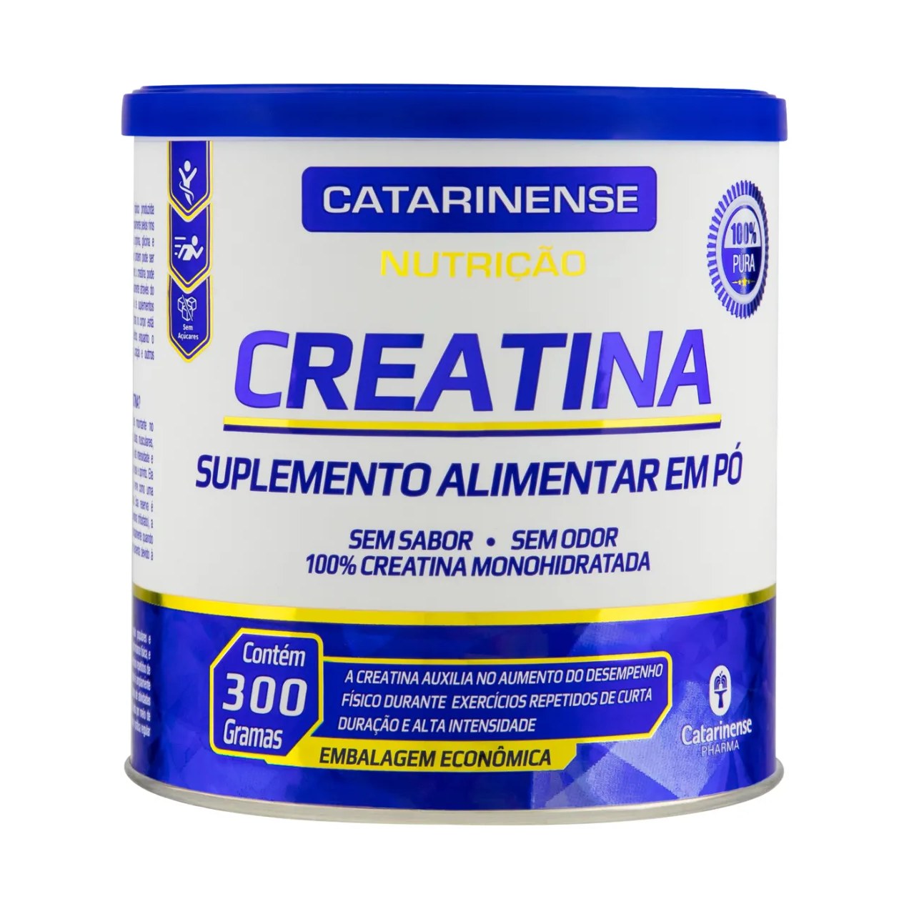 Creatina Monohidratada Catarinense Sem Sabor 300g