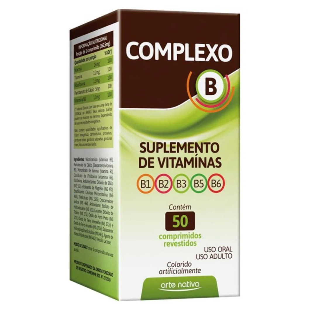 Complexo B C/50 comprimidos - Arte Nativa