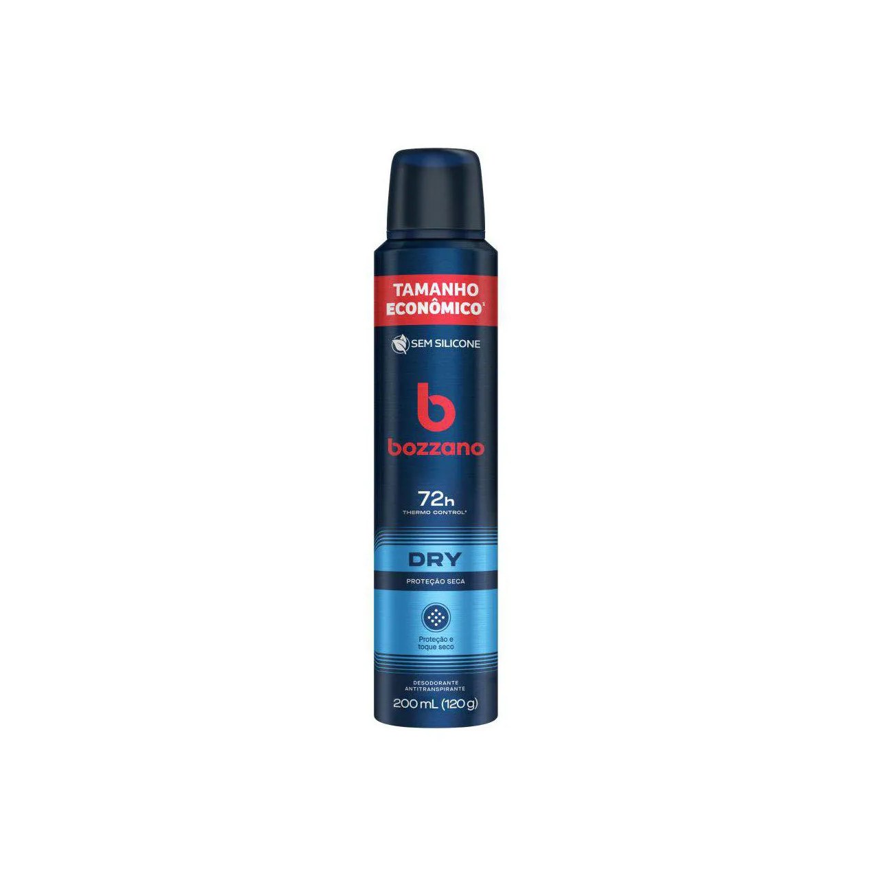 Desodorante Antitranspirante Aerossol Bozzano Dry Masculino 72h 200ml