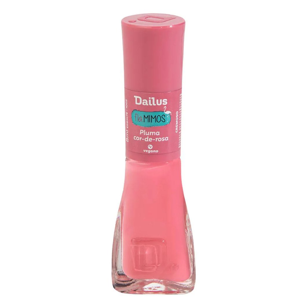 Esmalte Cremoso Dailus - Fla.mimos 2 Pluma COR DE Rosa