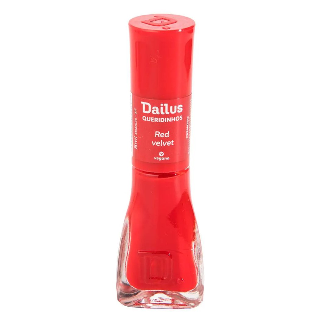 Esmalte Cremoso Tons Vermelho Dailus 217 RED Velvet