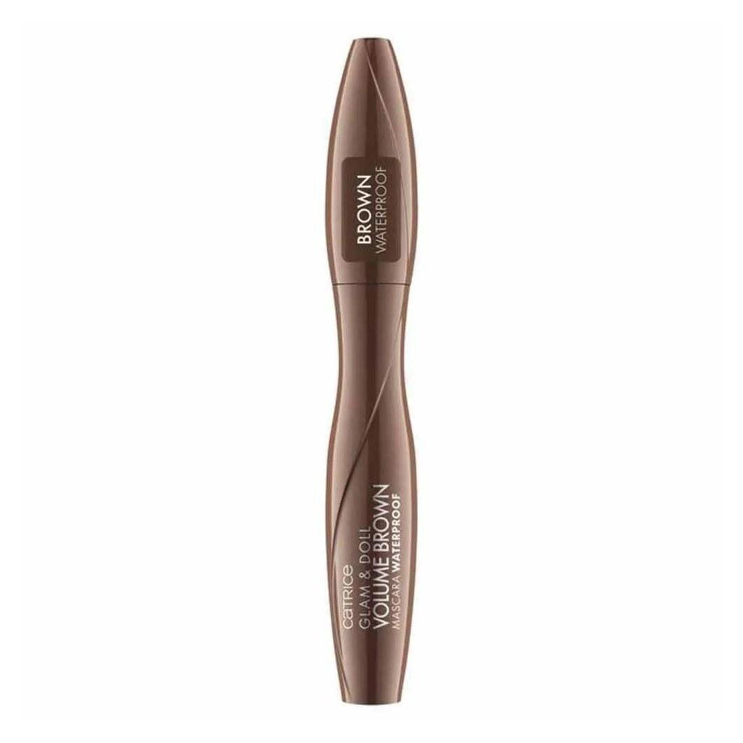 Máscara de Cílios Prova D'Água Catrice Glam & Doll Volume 10Ml Marrom