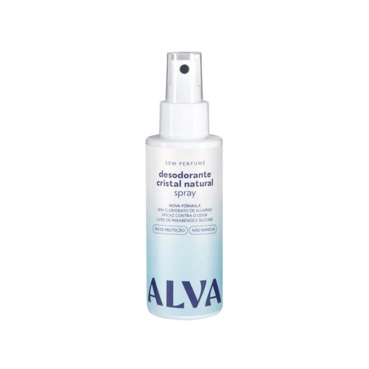 Desodorante Spray Cristal sem Fragrância Vegano 120Ml Alva
