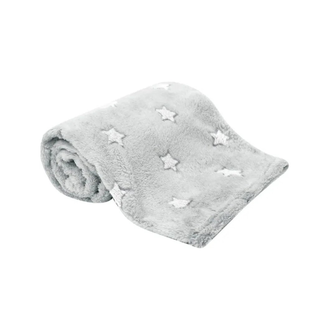 Mantinha Infantil Estrelinhas Cinza Buba 14483