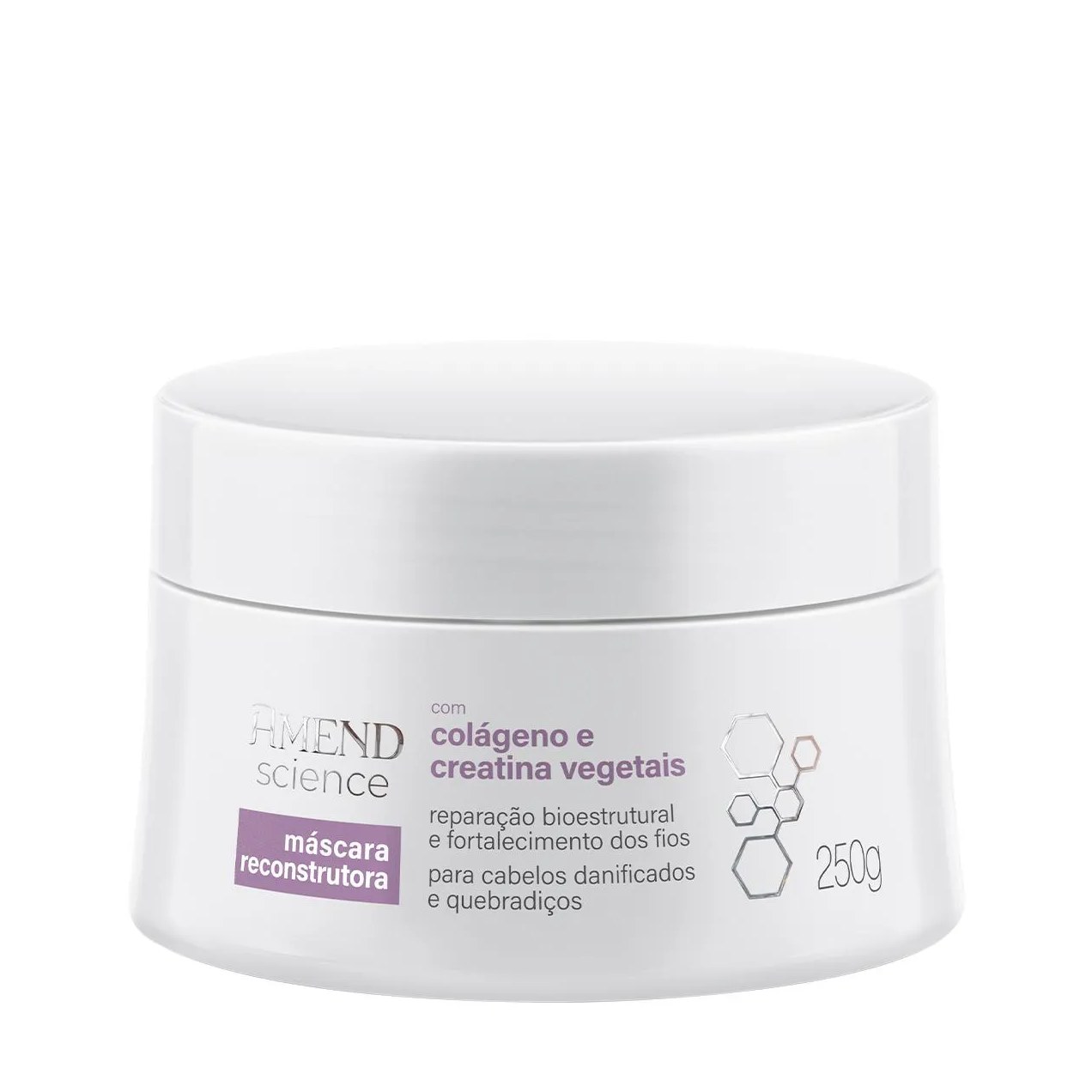 Amend Science Colágeno e Creatina Vegetais - Máscara Capilar 250G