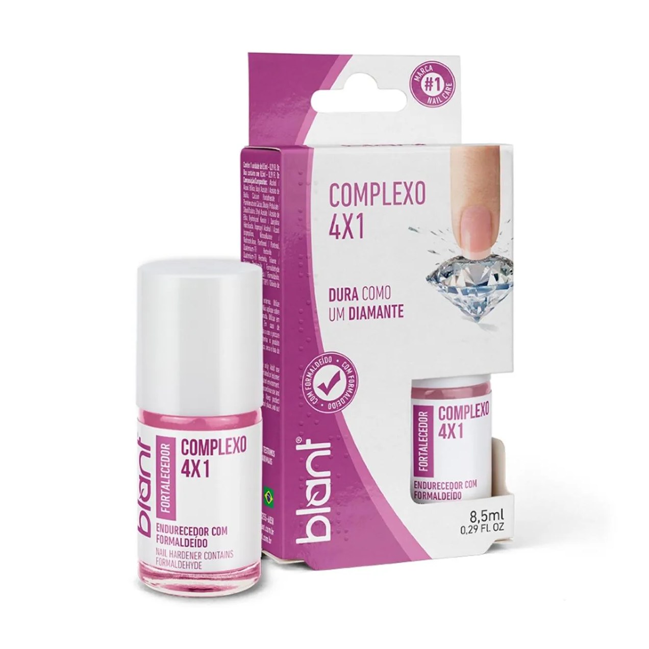 Kit Blant Blindagem das Unhas + Base Complexo 4X1