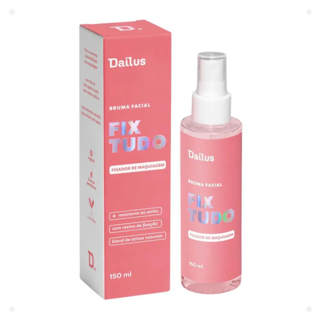 Bruma Facial Dailus Fix Tudo Fixador de Maquiagem 150Ml